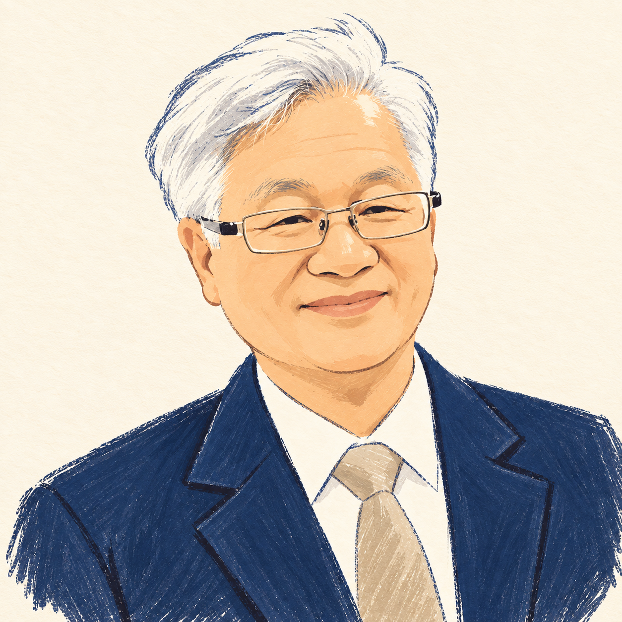 曾祥嚞會計師手繪肖像
